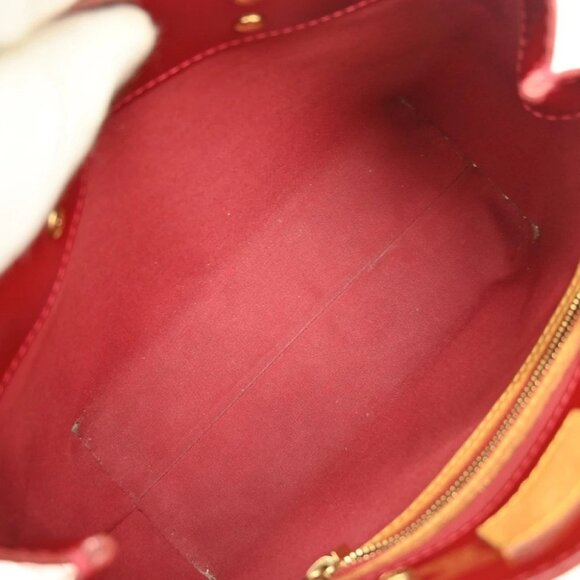 Louis Vuitton Red Vernis Reade PM Tote Handbag - Picture 12 of 13